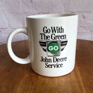 Vintage John Deere Service Ceramic Double Sided Mug